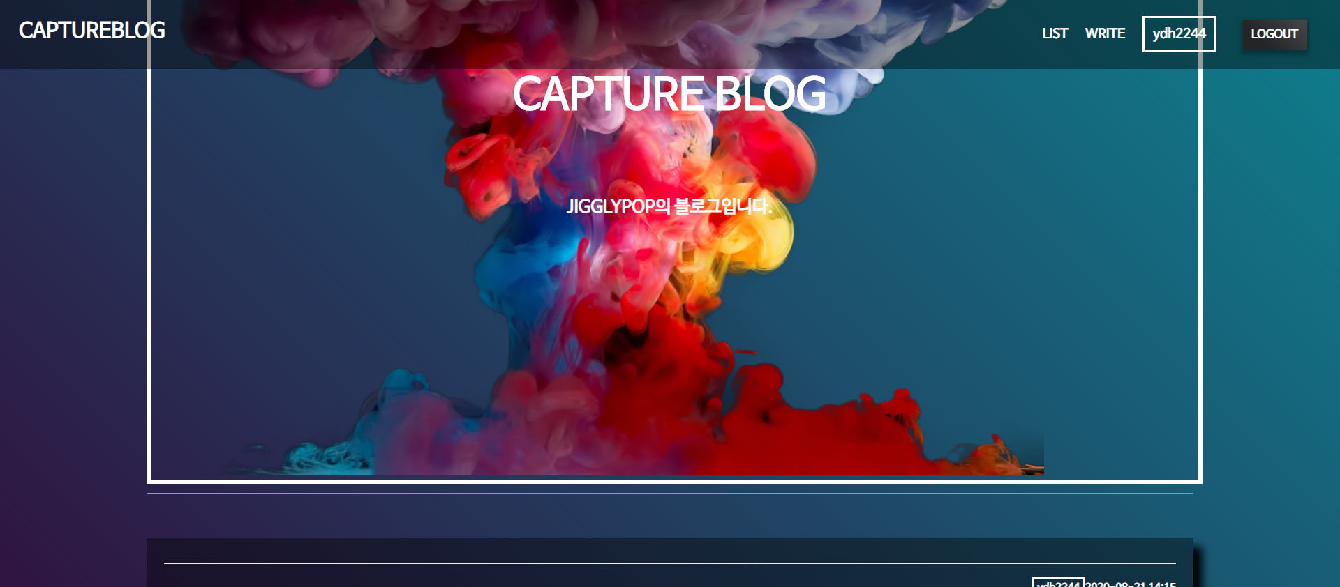 CAPTURE BLOG