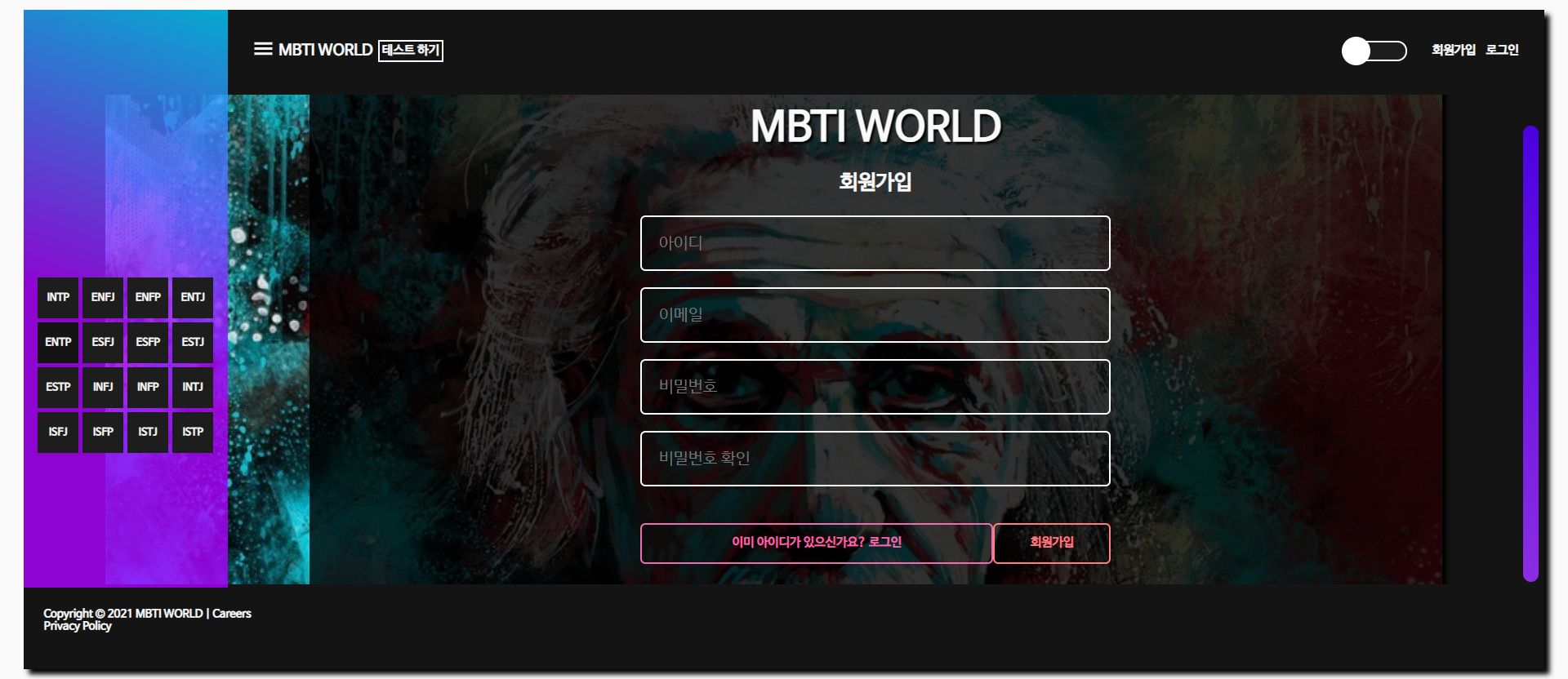MBTI WORLD